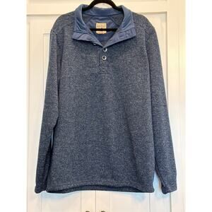 RedHead Brand CO fleece lined  blue pullover sweater LT